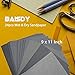 24pcs Wet Dry Sandpaper, 9 x 11 Inch Assorted Sandpaper Sheets 400 600 1000 1200 1500 3000 Grit for Automotive Sanding, Metal Polishing, Wood by BAISDY
