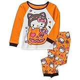 Hello Kitty Halloween Toddler Girl Cotton Pajama Sleepwear