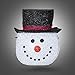 Besti Snowman Porch Light Cover Holiday and Christmas Decorations | Flexible, Weather-Resistant Acrylic | No Tools or Installation Required | Fits Standard Outdoor Lighting
