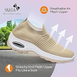 SNEGA Walking Shoes for Women - Fashion Comfortable