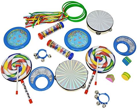 A-Star 21 Piece Sensory Development Percussion Set including Storage Box, Educational Therapy Musical Instruments for Children - Image 3