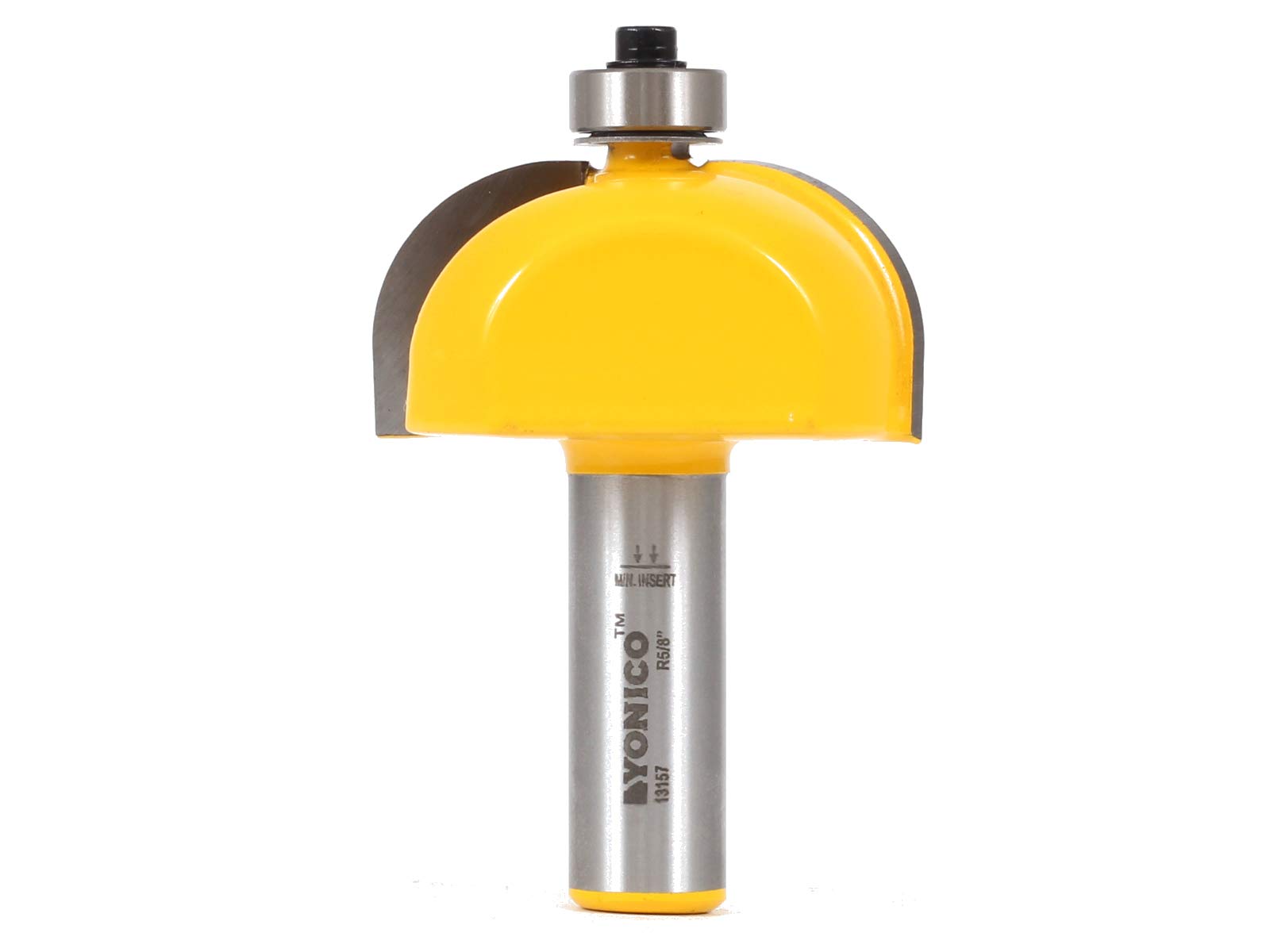 Yonico 13157 - Cove Edge Forming Router Bit, Radius: 5/8" - 1/2" Shank