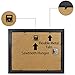 Golden State Art, 11x14 Frame for 8.5x11 Diploma/Certificate, Sawtooth Hangers for Wall Mounting with Real Glass, Black Gold & Burgundy Molding (Black/Gold Double Mat)