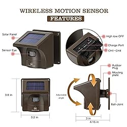 eMACROS Solar Driveway Alarm Sytem Wireless 1/2