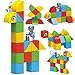 Magnetic Building Blocks, Blue Eagle 30 PCS Stacking Toy Set for Toddler Kids