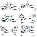 Lady Up Mermaid Rhinestones Face Jewels Crystals Tears Face Gems Glitters Temporary Tattoos Stickers for Halloween Festival Rave Carnival Party