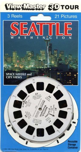 View-Master 3D 3-Reel Card Seattle Washington