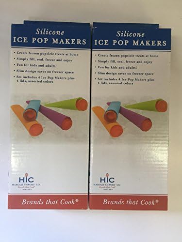 Harold Silicone Ice Pop Makers 2 Pack Combo