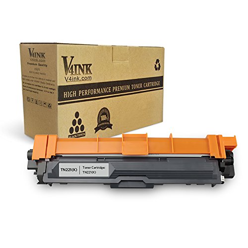 V4INK 1 pack Black New Replacement for Brother TN221 TN225 Toner Cartridge for use with Brother HL3170CDW Brother MFC9330CDW Brother HL3140CW Brother HL3180CDW MFC9130CW MFC9340CDW Printer