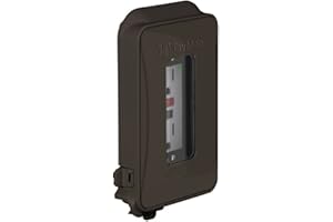 TayMac ML450Z Single-Gang Weatherproof Expandable Flat Plastic Device in-Use Cover, 16-in-1 Configurations Bronze Finish