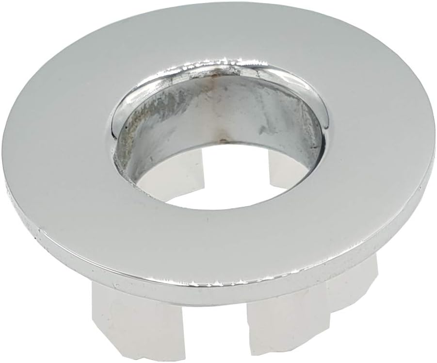 Chromed Brass Made Basin Sink Overflow Cover Insert Hole Trim