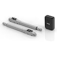 GATEXPERT Automatic Dual Swing Gate Opener Motor Kit Built-in 24V DC Control Board Homelink Compatible for 200kg/440lbs and 2m per Arm (SW200DC-Homelink)