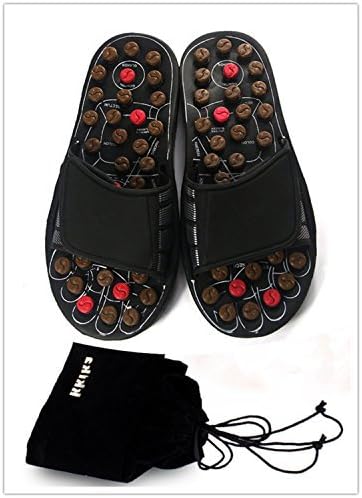 Kkika Rotating Accupressure Foot Slippers For Man (8-8.5)/Women (9-9.5) by Kkika
