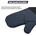Yutat Oven Gloves, Oven Mitts Heat Resistant 550 Degrees - Made with Quilted Lining and Soft Cotton Lining, Protect Your Hand Professionally During Baking,BBQ and Cooking - 1 Pair 14 Inch Navy