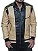 Ferris Bueller Jacket in Beige Real Leather