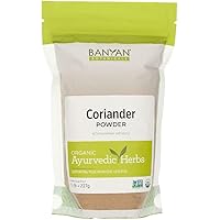 Banyan Botanicals Coriander Powder - Certified Organic, 1/2 lb - Coriandrum sativum - A cooling household spice that…