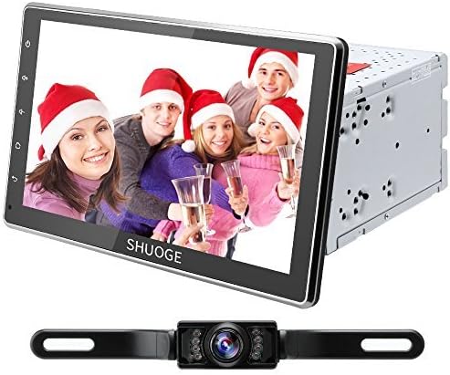 Android 5.1 DVD 10.1 inch 2 Din Rotatable Touch screen 1024x600 SHUOGE Quad Core Car DVD Player GPS Navigation Support Wifi /AVH /DAB /OBD2 /Mirrorlink /Steering Wheel Control With with Backup Camera