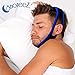 SnoreezTM Anti Snoring Chin Strap Device - Advanced Snore Stopper - Sleep Aid that Stops Snoring & Eases Breathing - Snore Relief Jaw Support Guard - Natural, Comfortable & Adjustable