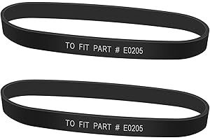 Ymimi Replacement Belt for Eureka NEU181D NEU350 NEU280 NEU181A NEU182A NEU180 NEU182B NEU185 NEU186 NEU188 NEU250 NEU202 PowerSpeed Lightweight Powerful Upright Vacuum (Pack of 2)