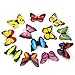 Refaxi 12 Piece Beautifull Butterfly Fridge Magnets Sticker Set for Home Christmas Wedding Decoration