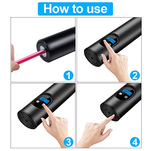 VSTM Portable Air Compressor Mini Air Tyre Inflator Hand Held Tire Pump 2000mAh with Digital LCD LED Light Rechargeable 12V Li-ion Battery 150PSI for Car Bicycle RV Tires and Other Inflatables