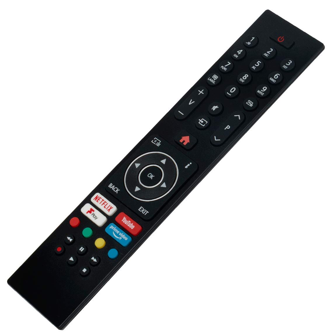 VINABTY RC43137P Remote Control Replacement fit for Logik Bush Digihome Finlux Smart TV 43-EB-FHD 49-FUD-8020 32-FHD-5120 49-EB-FHD 32-EB-HD 40-EB-FHD 55-FUD-8020