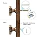 OTTFF 10pcs Vintage Metal Drawer Knob Relief Flower Cabinet Pull Handle for Bedside Cabinet Cupboard Home Office Furniture with Breakaway Screws