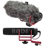 Rode VideoMic GO On-Camera Shotgun Microphone and DeadCat Wind Cover Kit