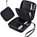 COMECASE Hard Case for WD Elements/Black My Passport/Toshiba HDTB410XK3AA Canvio Basics/Seagate Expansion/Backup Plus Slim 1 2 3 4 TB Portable External Hard Drive USB 3.0, Holds 2 Pack