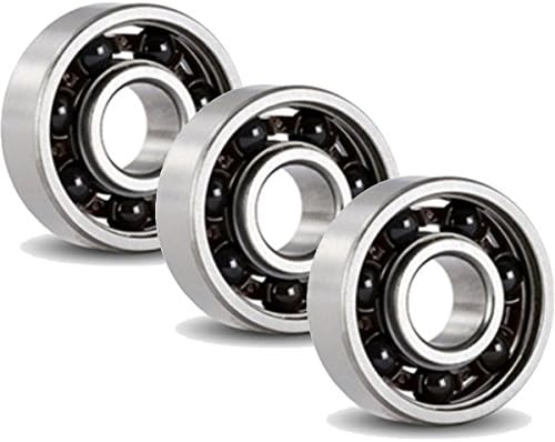 Infinity Black Ceramic Hybrid VorTech Precision Bearings (3-Pack) The Smoothest Fidget Spinner Replacement Bearings!