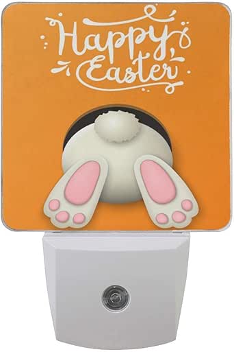 Feliz Pascua Conejo blanco lindo Conejito Parte inferior en el orificio