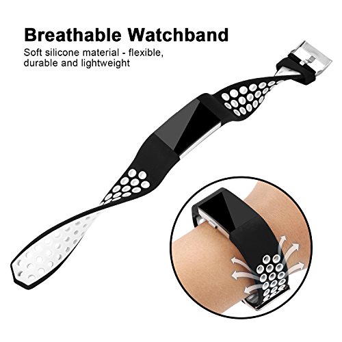 image for iGK Silicone Replacement Bands Compatible for Fitbit Charge 2, Adjusta