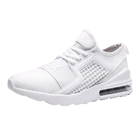 Moserian Herren - Große Größen - Hohe Elastik - Luftkissen - untere Turnschuhe - Gewebte Laufschuhe