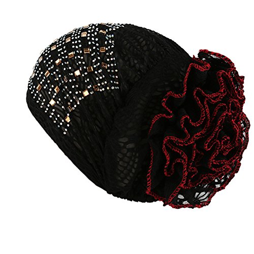 Zhengpin Womens Muslim Scarf Hijabs Chemo Cap Hair Loss Head Scarf Wrap Cap