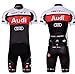 2014 Outdoor Sports Pro Team Men's Short Sleeve Cycling Jersey and Bib Shorts Set (Suit)