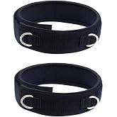 Huture 2pcs Fitness Thigh Straps Neoprene Padded Adjustable Strength Training Accessories Speed Exercise for Taekwondo Football Running Workout Fit Men Women