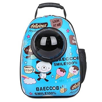 SRI Astronaut Ice Cream Pet Cat Dog Puppy Carrier Travel Bag Space Capsule Backpack Breathable
