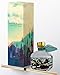 LOVSPA Reed Diffuser Set, Winter Forest Pine Scented Oil Diffuser with Sticks, Home Fragrance Accessories for Bathroom Shelf Decor, Aroma Diffusers for Home or Office Desk, USA Made