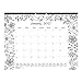 Blueline 2017 Monthly Coloring Desk Pad Calendar, Garden, January - December, 22 x 17