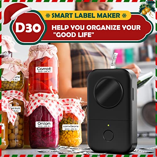 COLORWING Label Maker Machine with Tape D30 Thermal Smart Mini Label