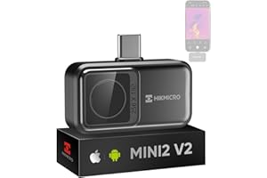 HIKMICRO Mini2 V2 Thermal Camera Android/iOS, 256x192 IR Resolution Thermal Imaging Camera, 512x384 SuperIR, Support iPhone 1