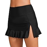 Yilisha Women Bathing Suit Bottoms High Waisted Swim Skirt Tummy Control Bikini Bottoms Swimsuits Tankini
