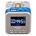 NIZHI TT-028 Portable Music Box USB TF Micro SD Card MP3 Player LCD Time Display Mini Speaker FM Radio
