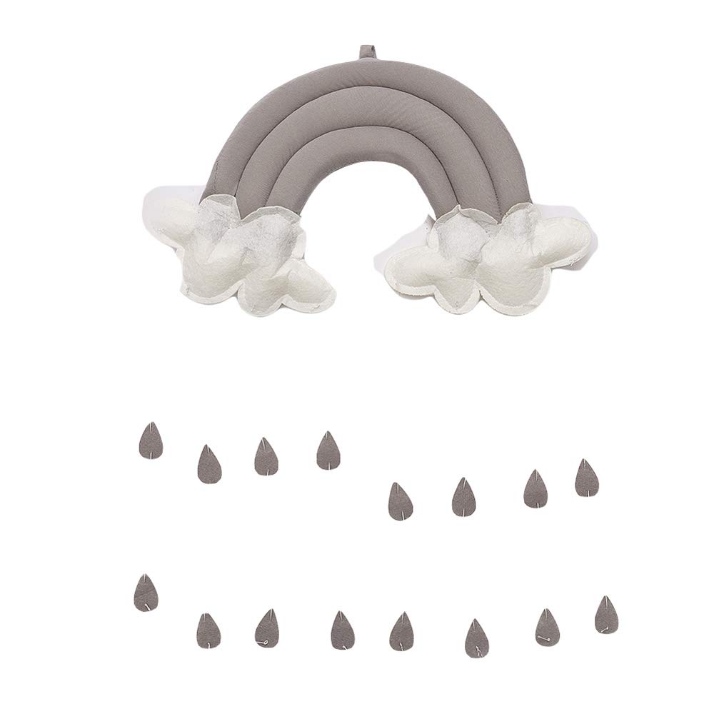 Baby Nursery Ceiling Mobile Baby Crib Mobile Clouds Rain Ceiling Hanging Decorations Baby Bed Room Decor
