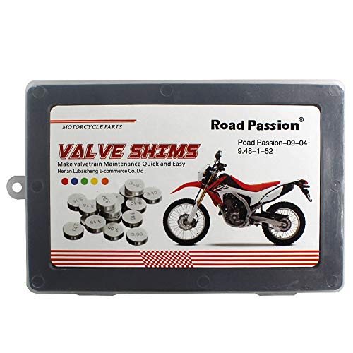 Road Passion 9.48mm Valve Shims Kit 52 Pieces 1.2mm4mm for Suzuki LT