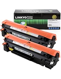 linkyo cartucho de tóner de repuesto para Canon 137, Negro