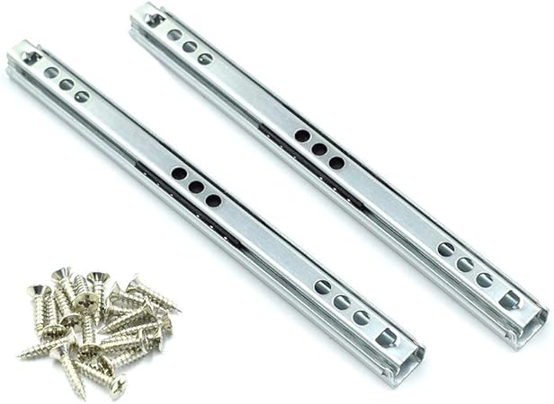 Yoohey Metal 7 2 Inch Drawer Slides Ball Bearing Two Way Slide