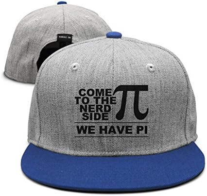 HRTER HRGW Flat Bill Come to The Nerd Side We Have Pi Math Funny Geek Hip Hop Hat Baseball Caps For Unisex