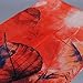 Datework Women's Long Soft Wrap Shawl Silk Chiffon Scarf (Watermelon Red)