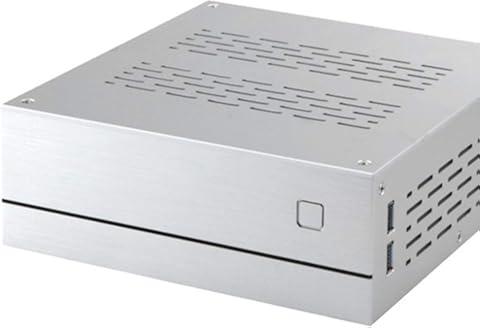Shefii B01 Mini ITX Caja de ordenador Chasis de aluminio/vidrio Maletín de cine en casa Caja de ordenador de escritorio de PC R A
